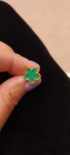 Customer photo review of Colour Clover Diamond Pendant Necklace
