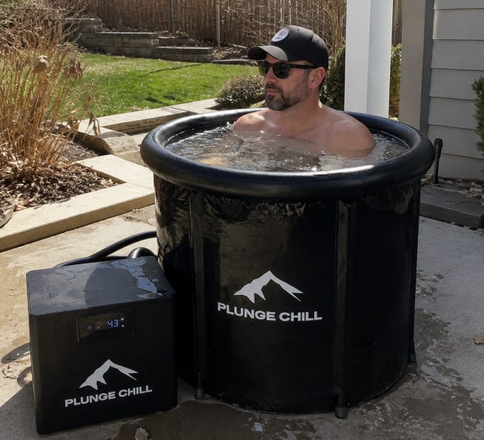 Customer photo review of Cold Plunge Tub with Chiller