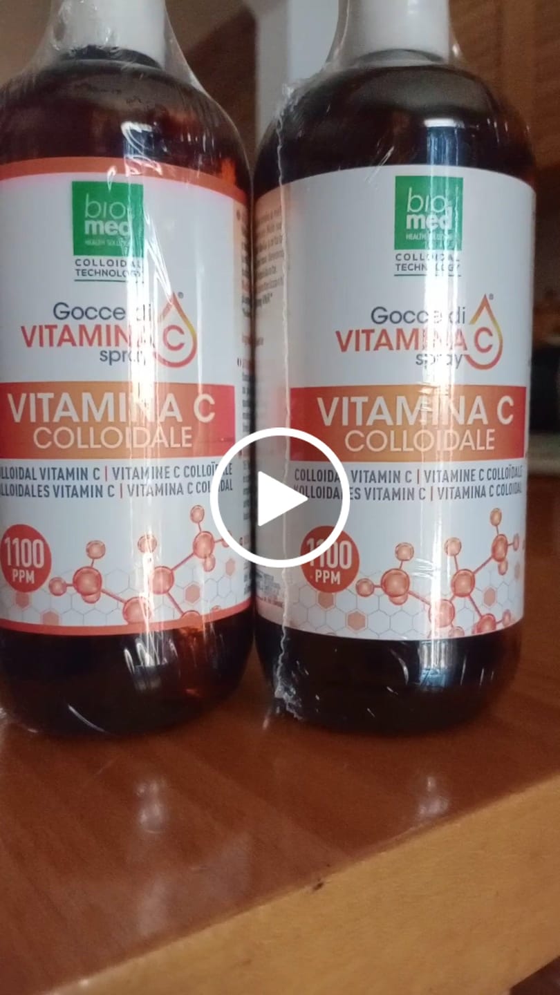 Customer video review of Vitamina C colloidale spray sublinguale 1100 ppm - 500 ml