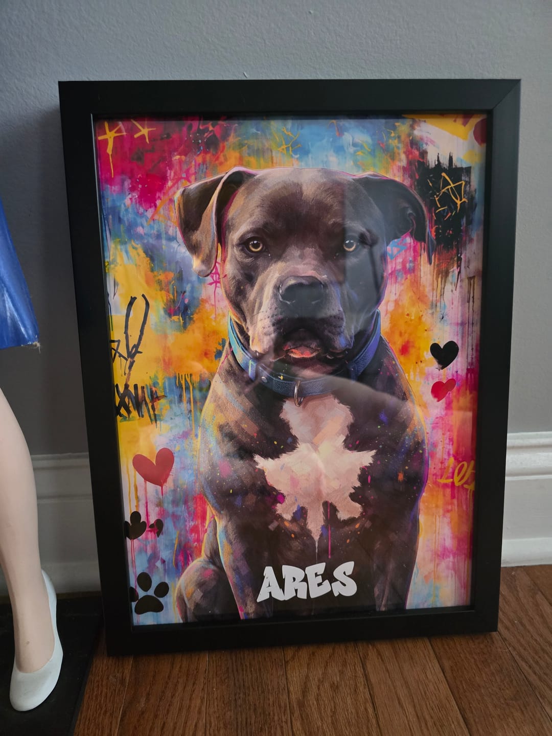 Customer photo review of Graffiti - Personalized Poster