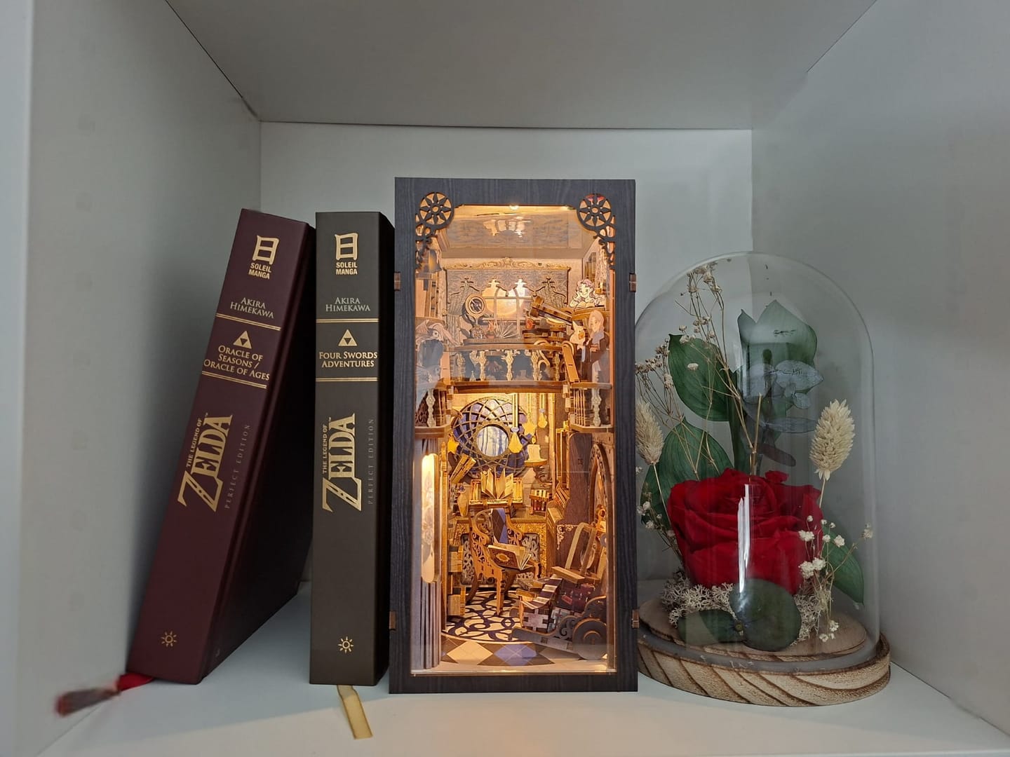 Customer photo review of Book Nook Nebula Restroom