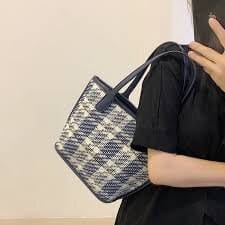 Customer photo review of Alana Tartan Tote Bag
