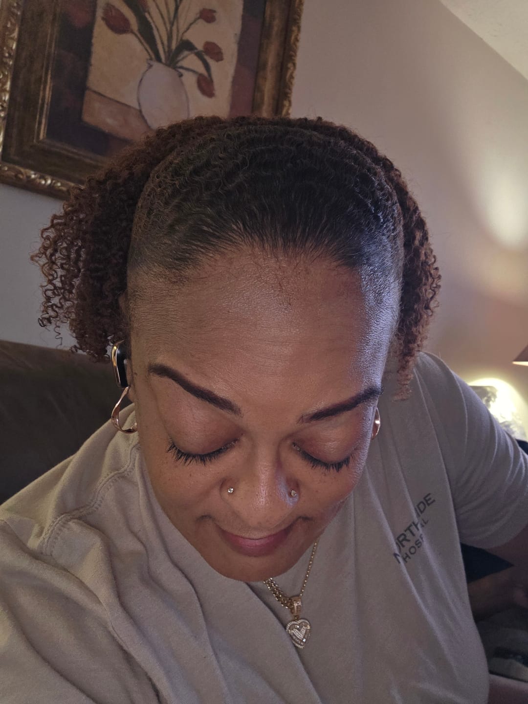 Customer photo review of "SEA THIS HOLD” Maximum & Shimmery Slickback Glaze