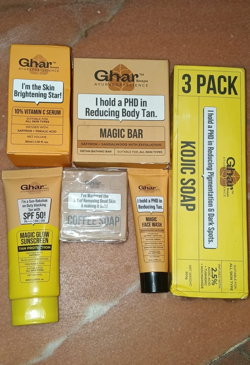 Customer photo review of 10% vitamin C serum to Brighten Your Skin
