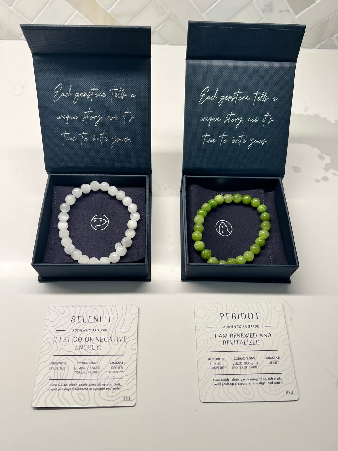 Customer photo review of Peridot Bracelet