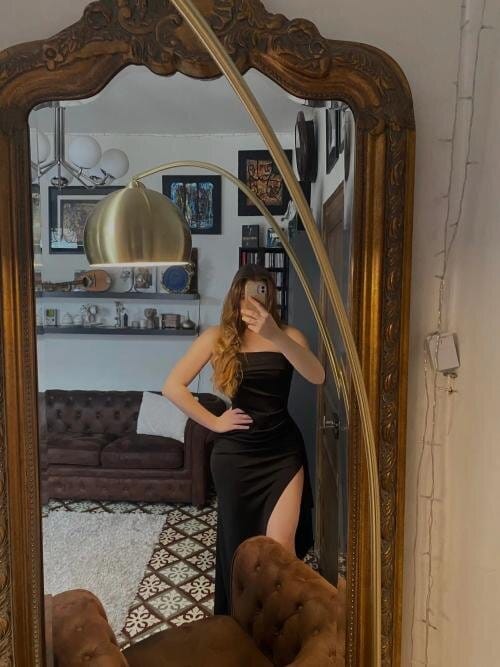Customer photo review of Zarina Maxi Dress - Navy