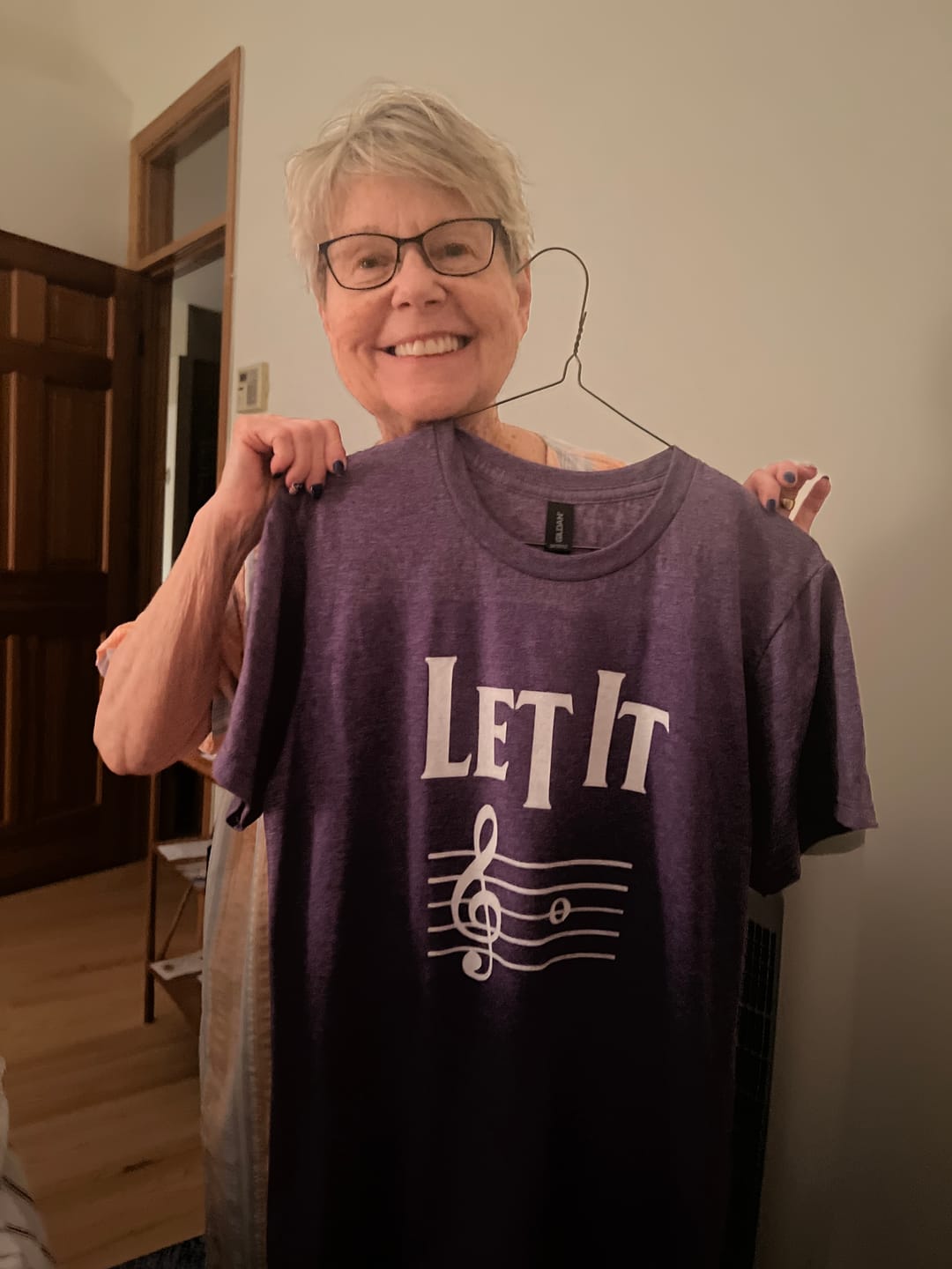 Customer photo review of Let It B T-Shirt