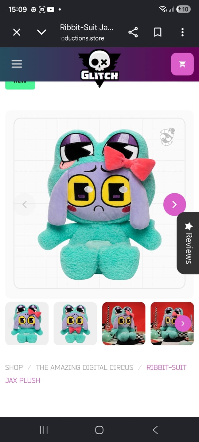 Customer photo review of Ribbit-Suit Jax Plush