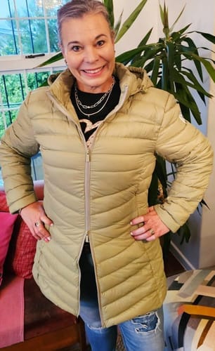Customer photo review of Matcha Classic Parka
