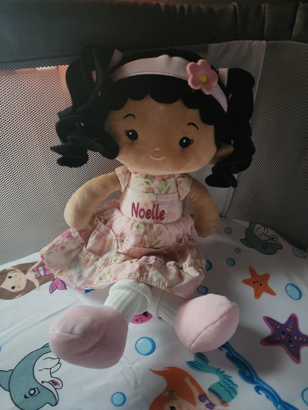 Customer photo review of Leyadoll Soft Plush Personalized Leya Doll, My First Baby Doll