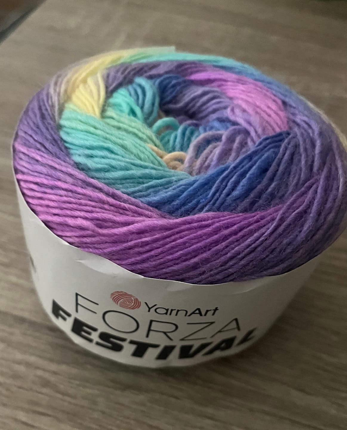 Customer photo review of YarnArt Forza Festival