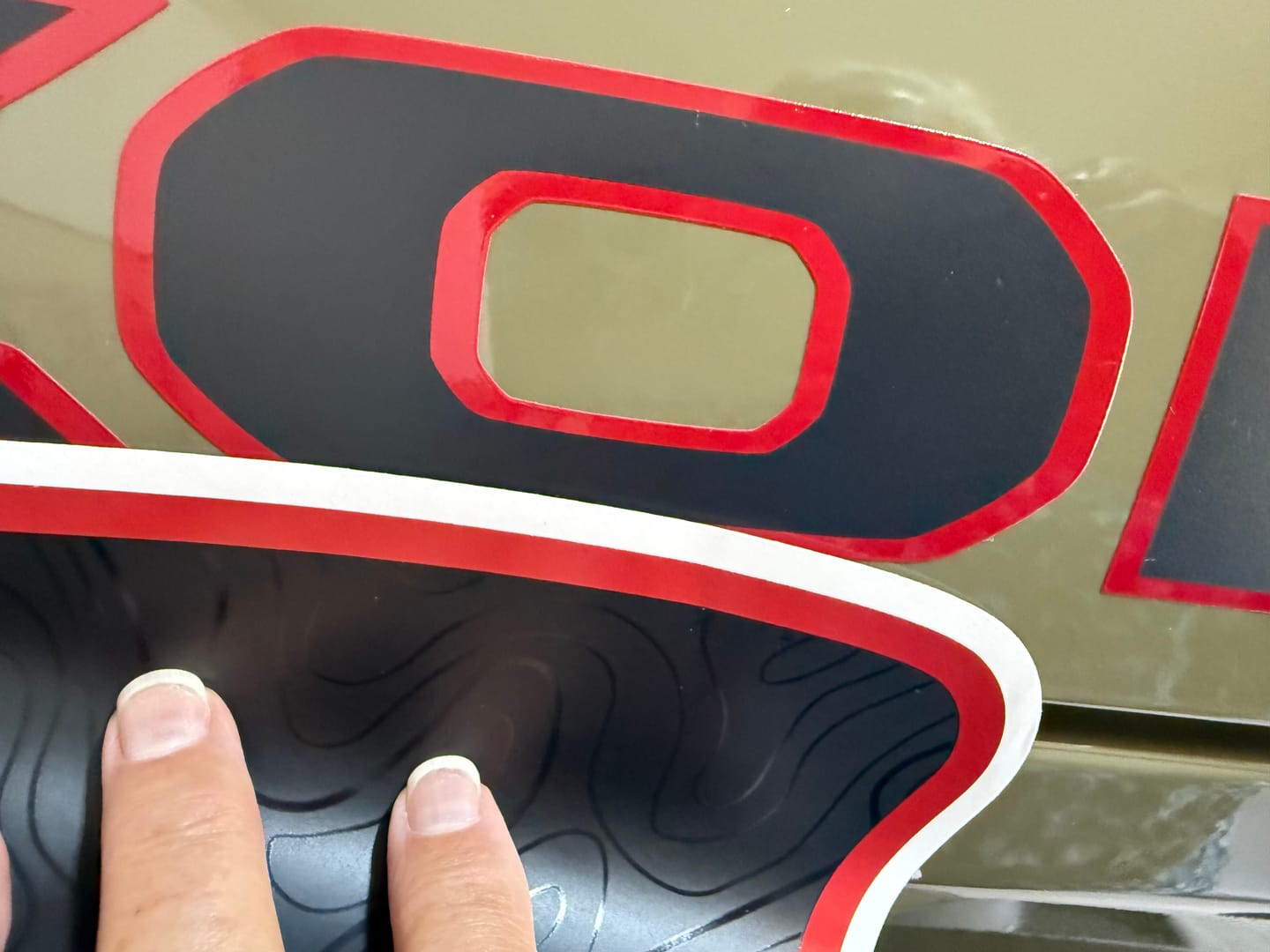 Customer photo review of Premium Fender Vent Decal Set | Black Topo - fits Wrangler JL & Gladiator JT