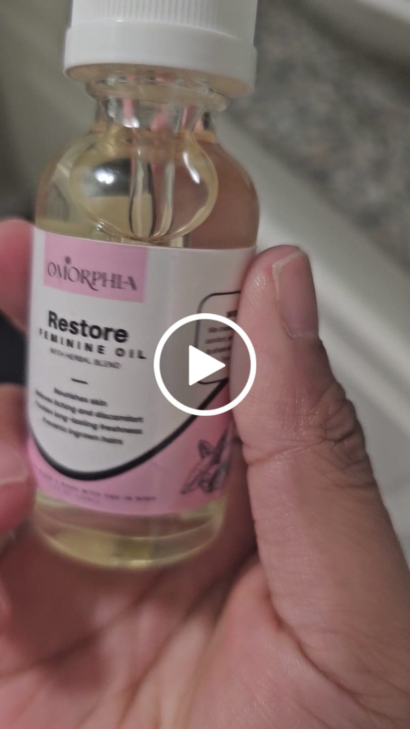 Customer video review of Restore Feminine Oil - Yoni Oil