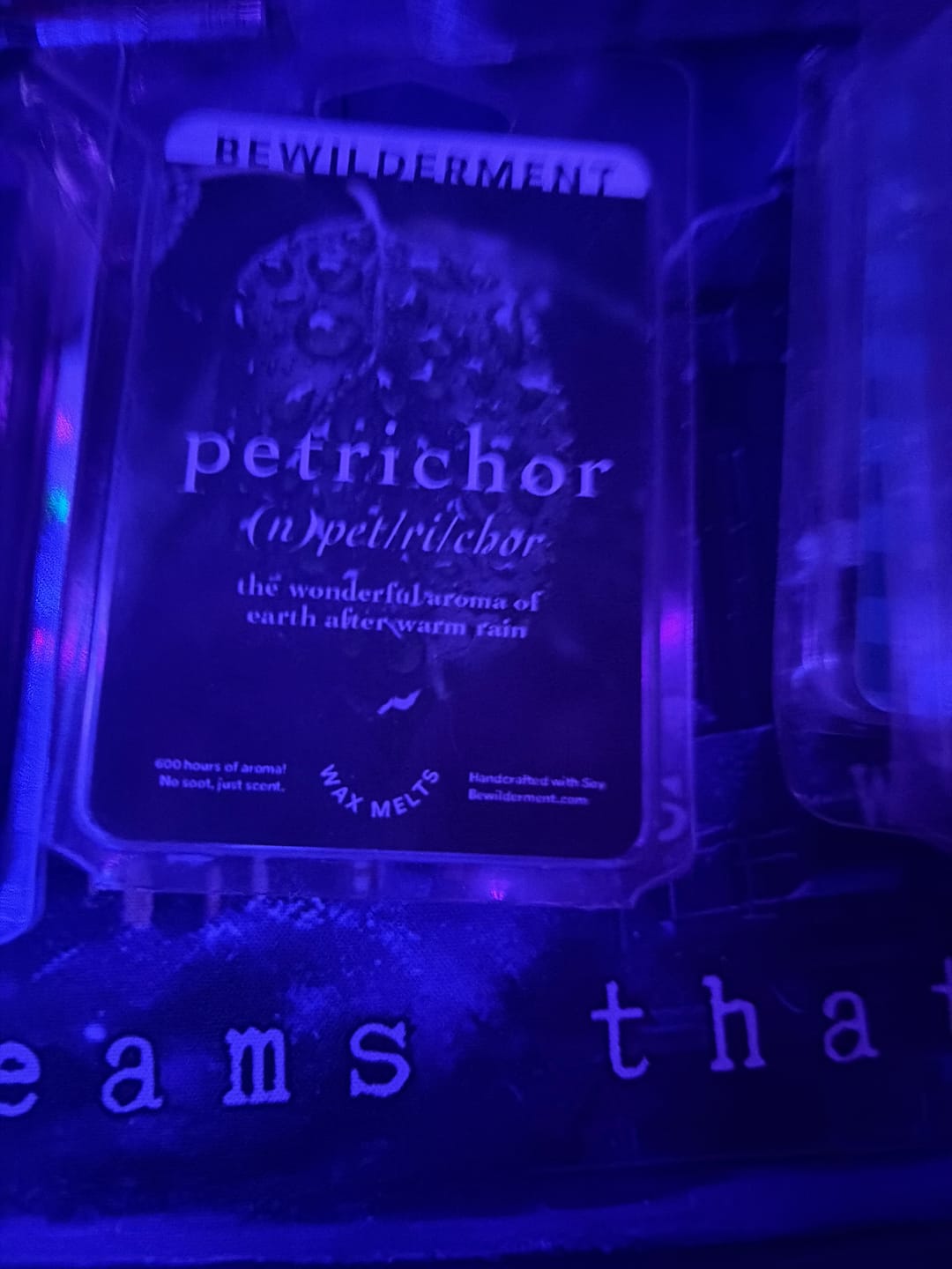 Customer photo review of Petrichor Wax Melts