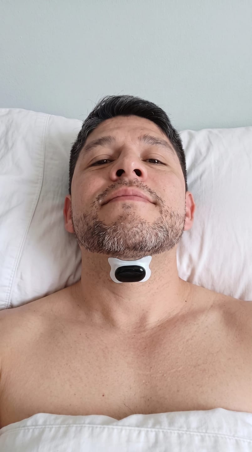 Customer photo review of Silens Pro — Elimina ronquidos y apnea del sueño