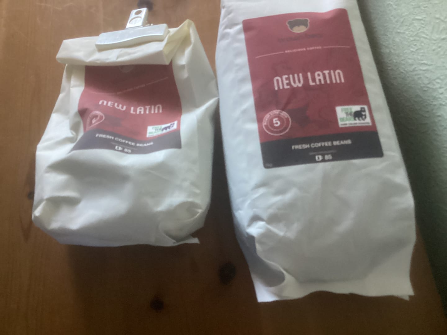 Customer photo review of Strong Dark Roast Coffee - New Latin - Strength 5