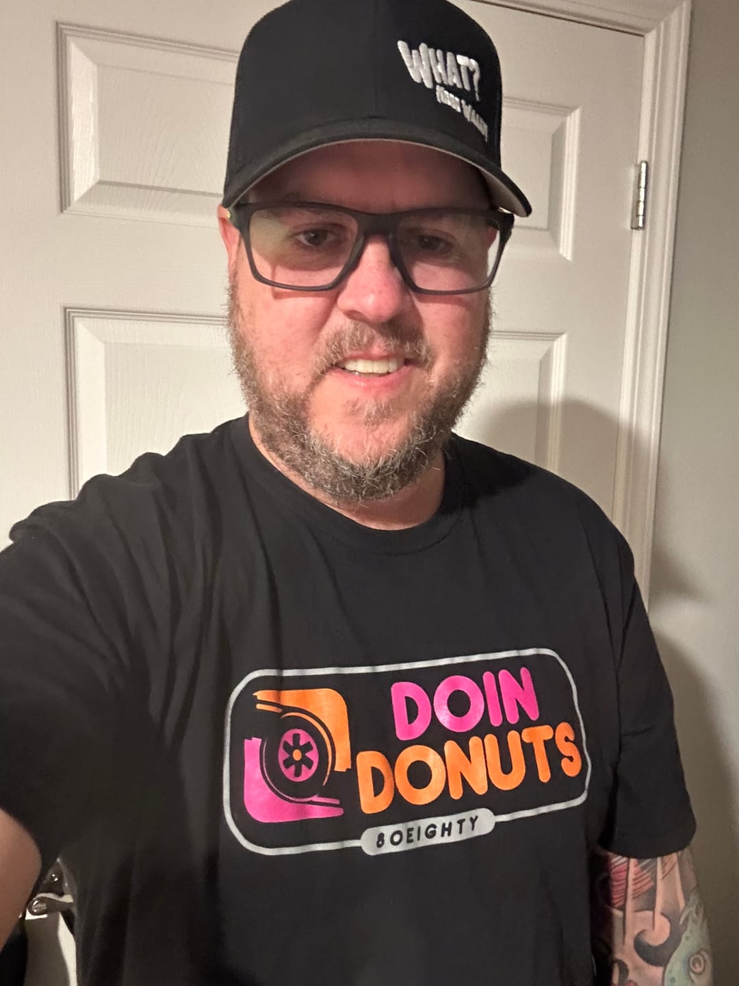 Customer photo review of 80Eighty® Doing Donuts Shirt
