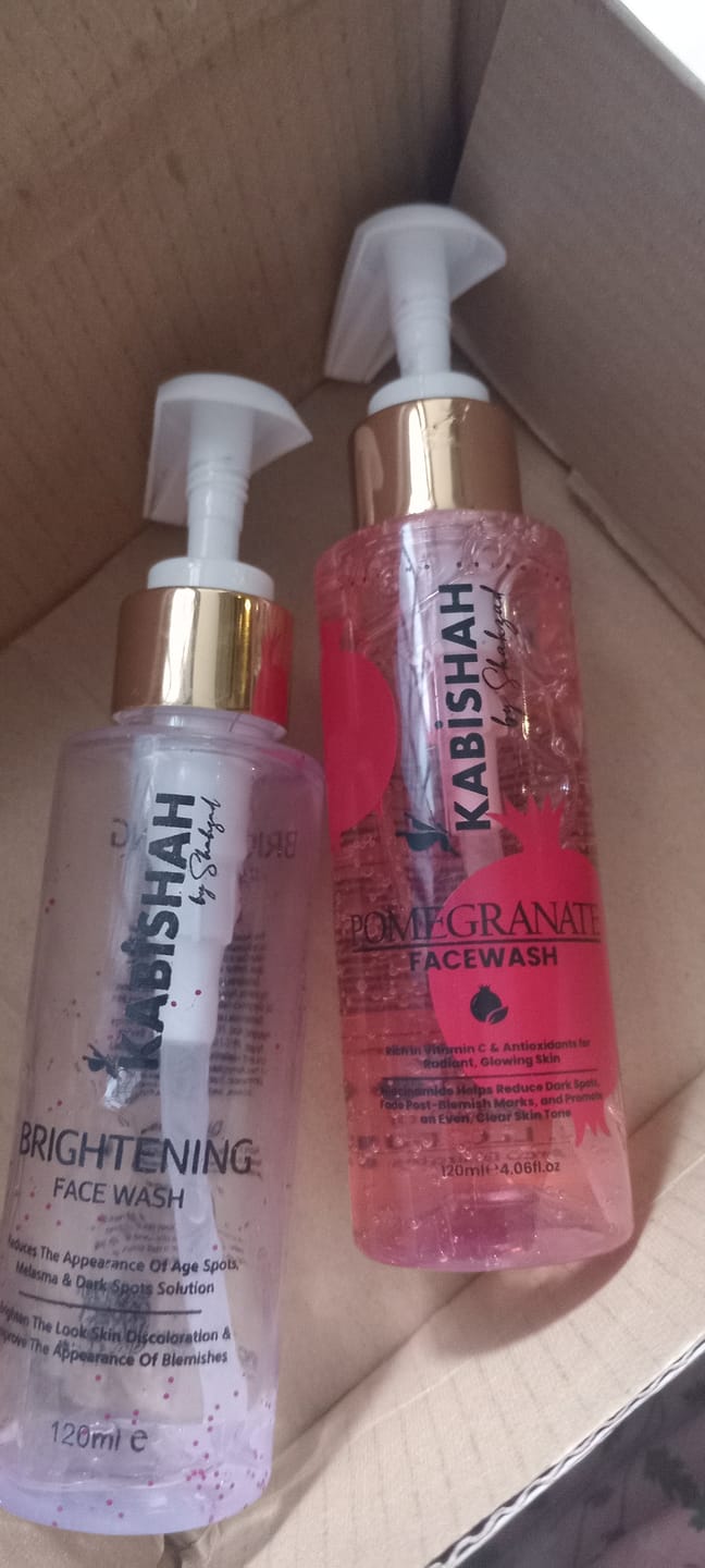 Customer photo review of Pomegranate Face Wash