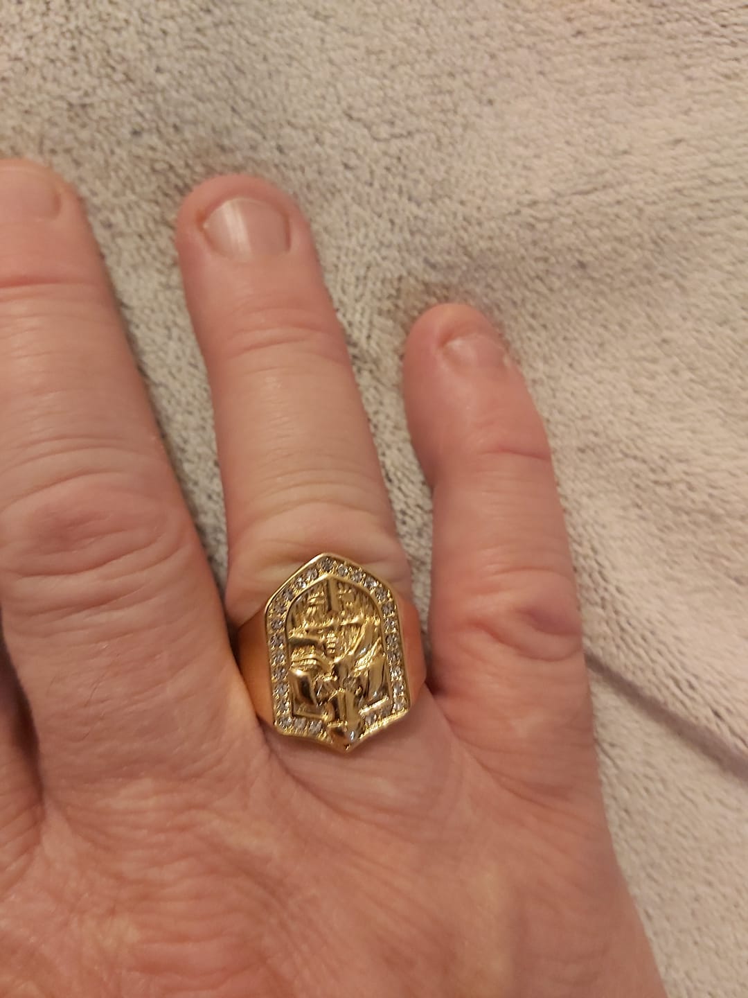 Customer photo review of Bague de l'Honneur du Chevalier