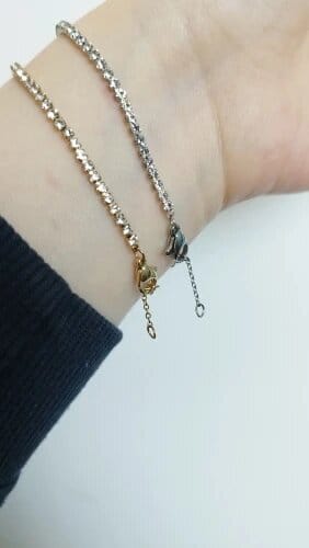 Customer photo review of Monaco Tennis Bracelet