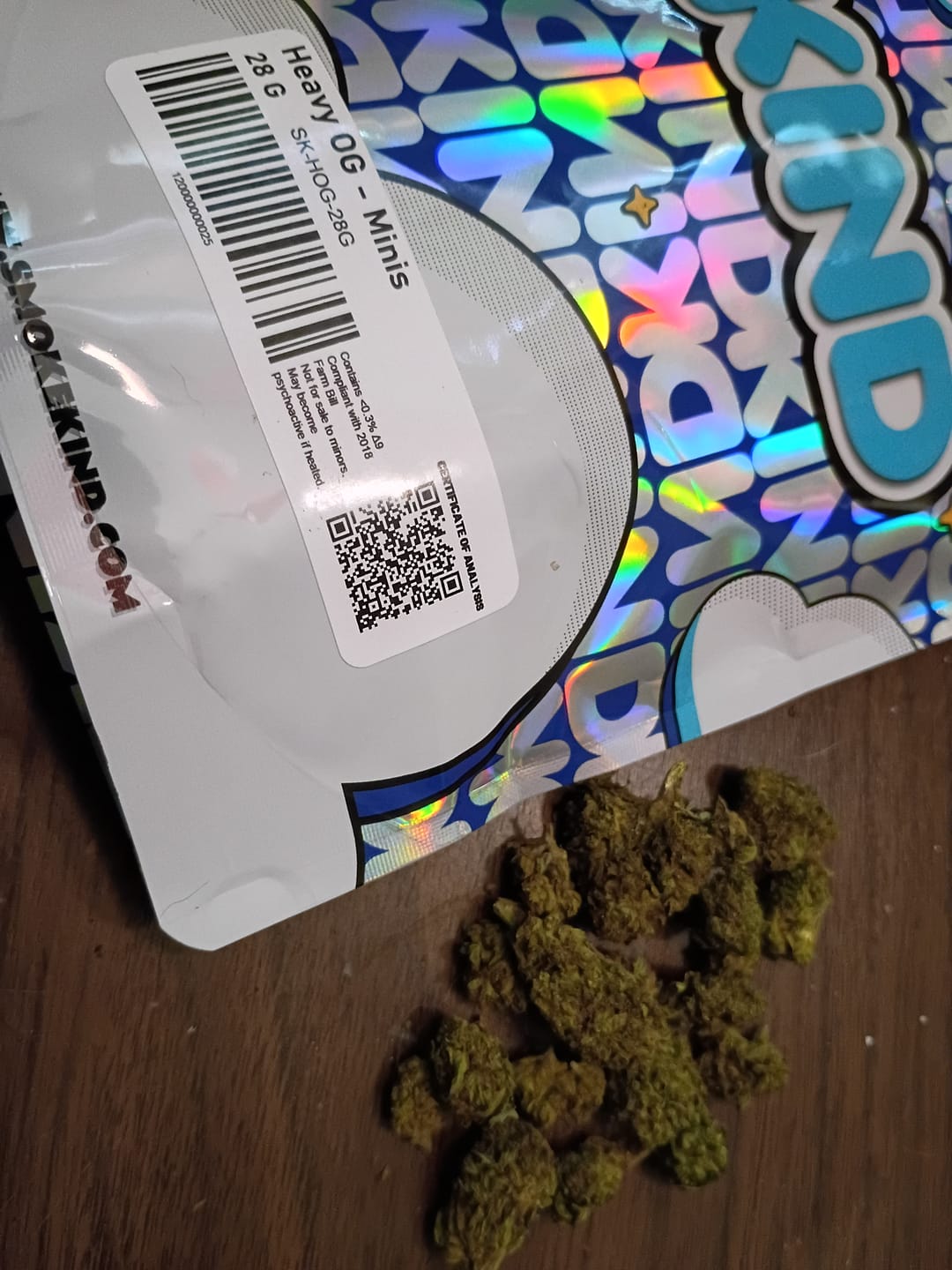 Customer photo review of Heavy OG - Minis - 28 Grams - Indica