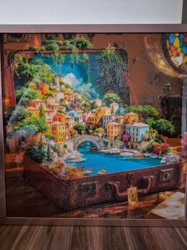 Customer photo review of 5D Diamond Painting – Italienische Träume im Koffer
