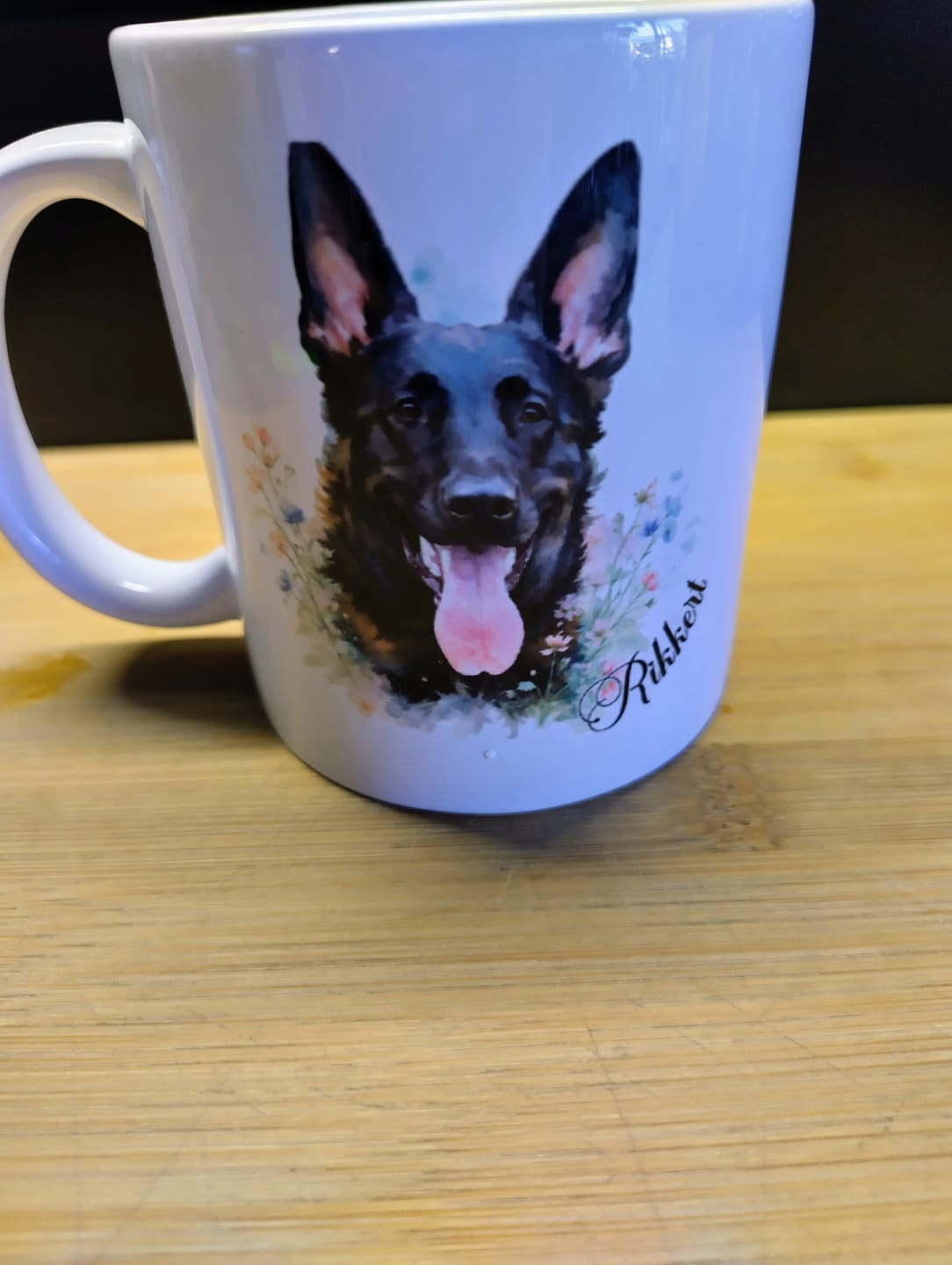 Customer photo review of Aquarel - Gepersonaliseerde mok