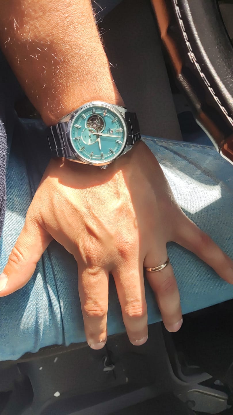 Customer photo review of Reloj Orient Automatic RA-AR0009L Open Heart 40.8 mm