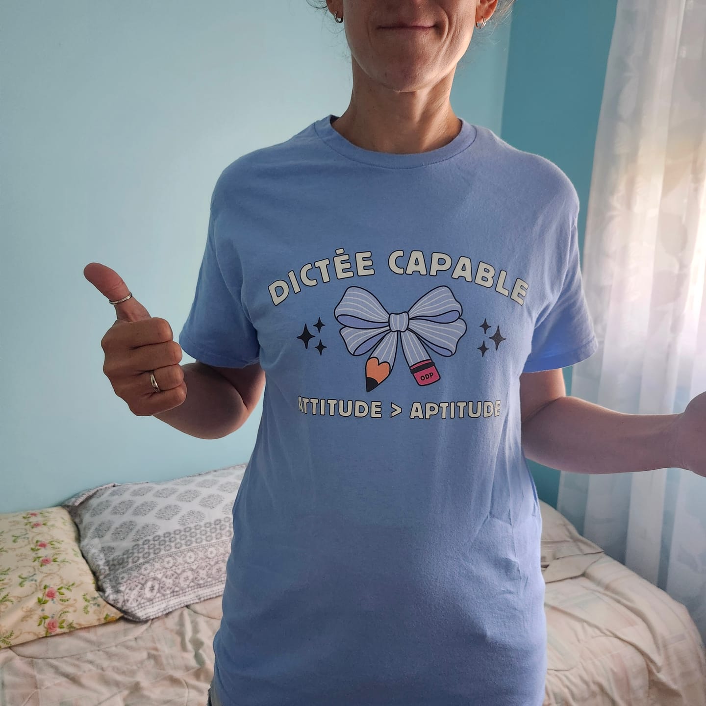 Customer photo review of T-Shirt Dictée Capable