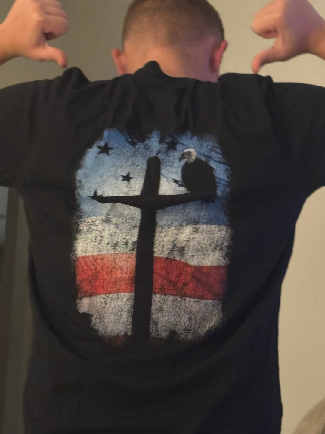 Customer photo review of Faith & Country Shirt