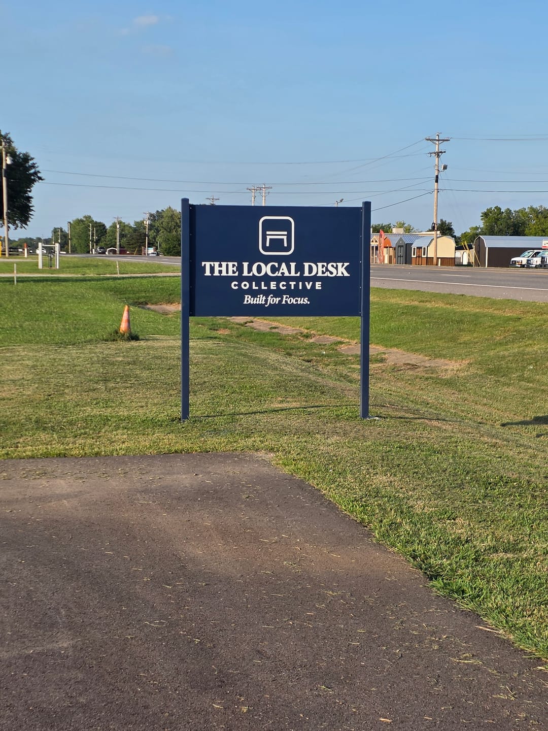 Customer photo review of CUSTOM MOCKUP SIGN FOR Rebekah Roberts