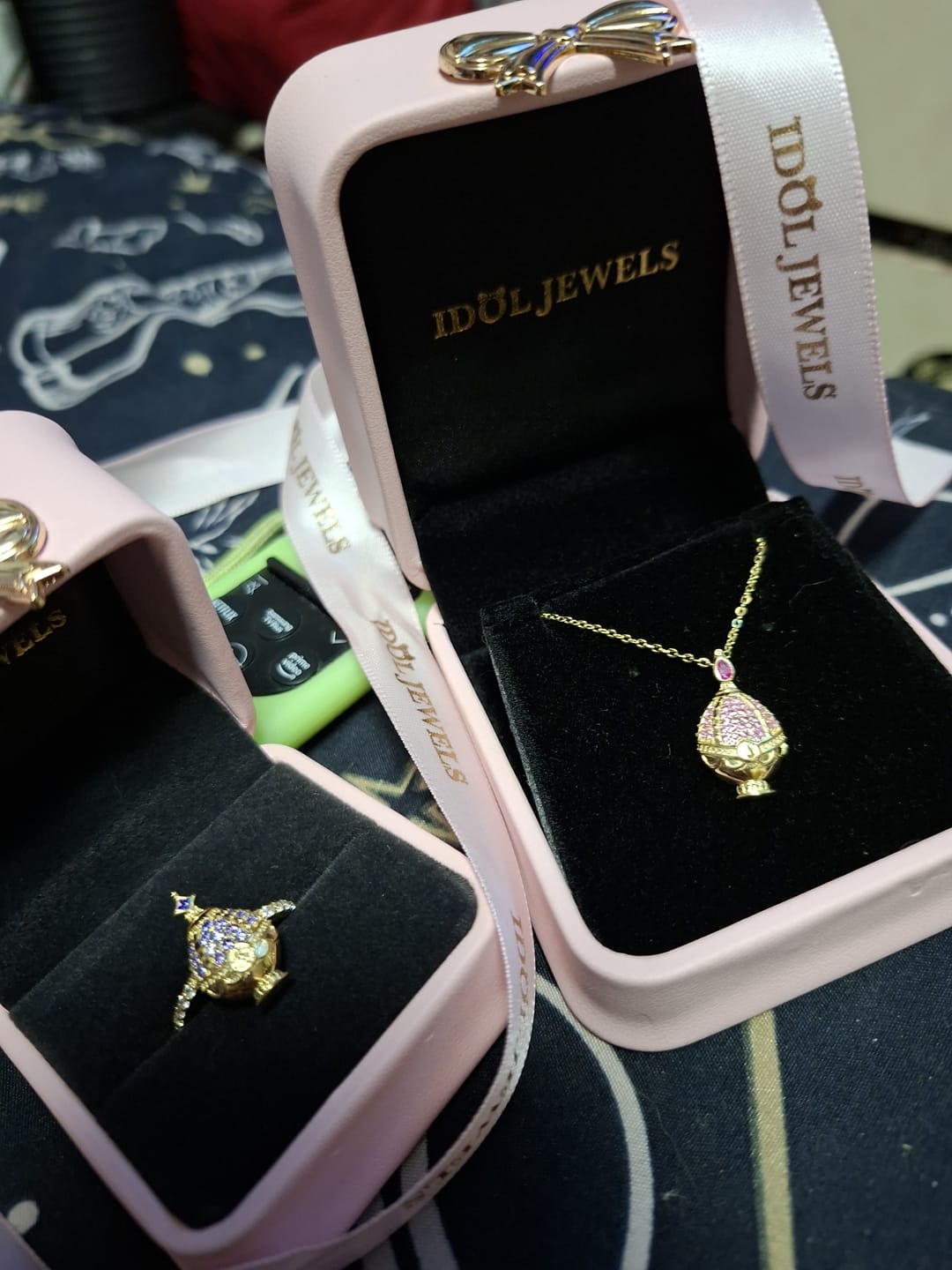 Customer photo review of Colección Soul Gems Madoka y Homura | Plata con Baño de Oro 18k | Puella Magi Madoka Magica