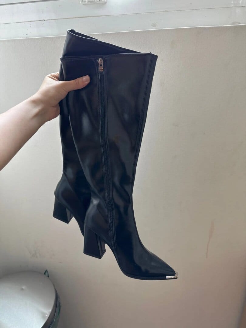 Customer photo review of Rider Knee-High Boots