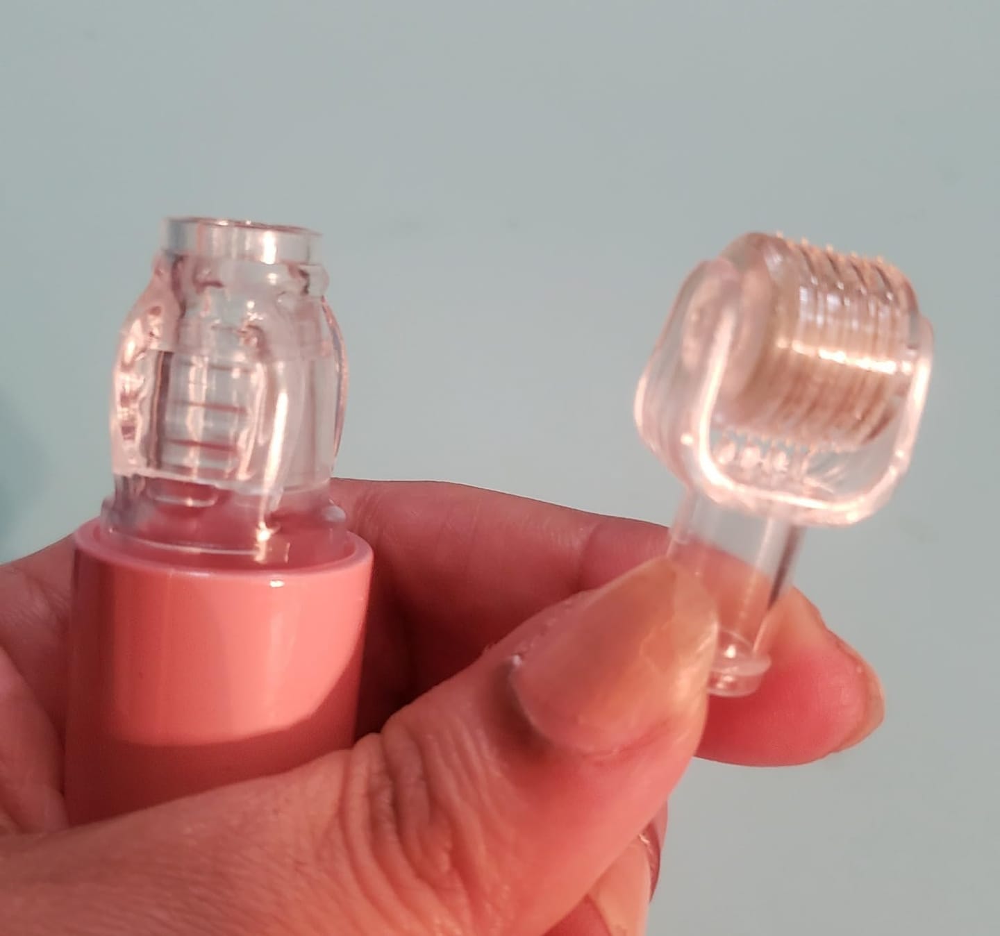 Customer photo review of Salutly • Rullo Microneedle Effetto Filler