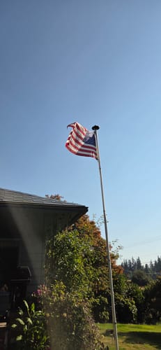 Customer photo review of 3' x 5' American Flag