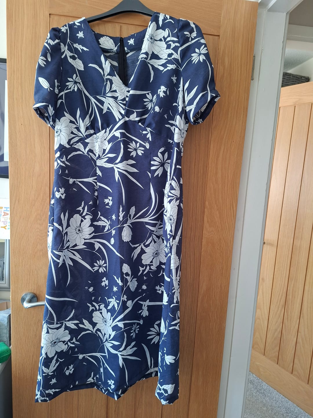 Customer photo review of Large Sketched Flowers Cotton Poplin Fabric