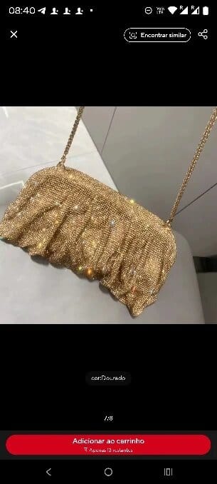 Customer photo review of Mila Poche x Dazzle clutch