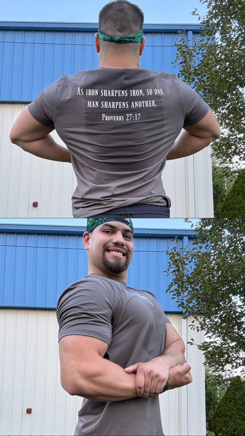 Customer photo review of Sovereign Performance Tee