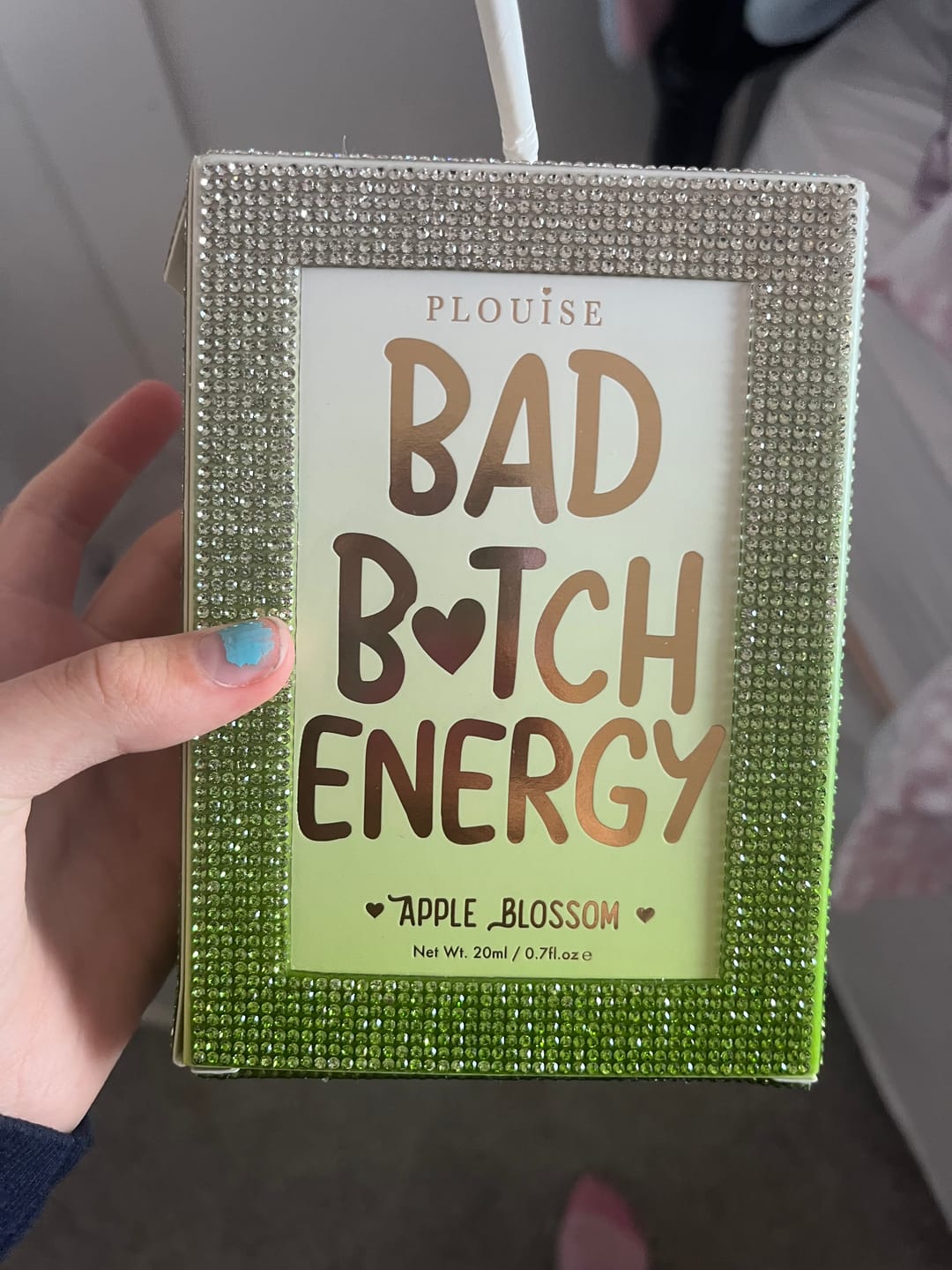 Customer photo review of Crystal Bad Bitch Energy Lip Duo