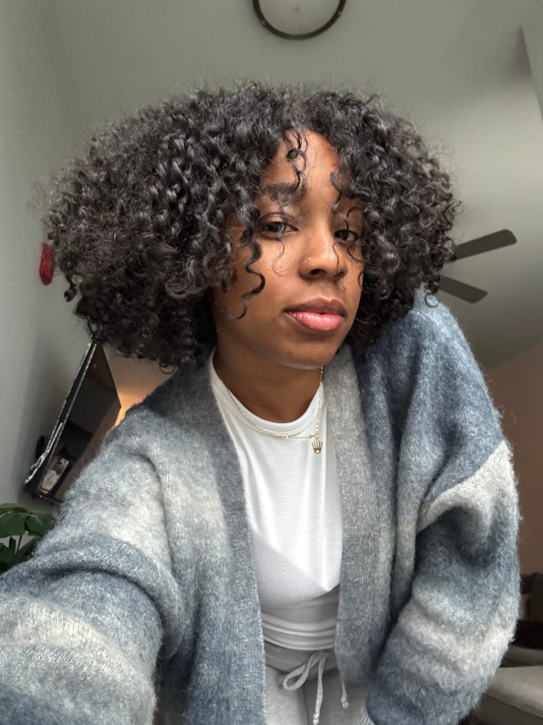 Customer photo review of Tropical Oasis Anti-Humidity Firm Hold Hair Gel