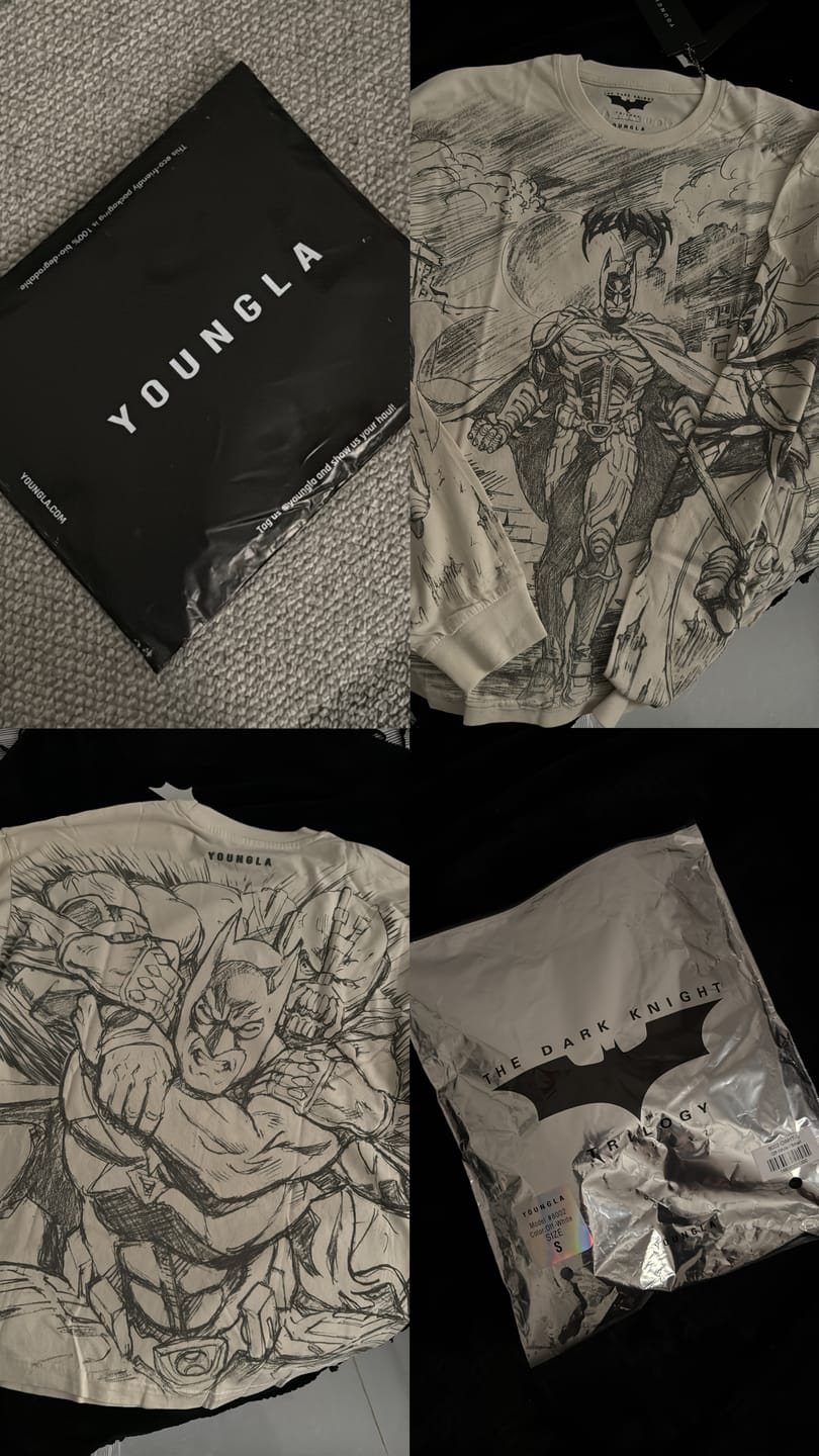 Customer photo review of 8002 - Batman Comic Longsleeves