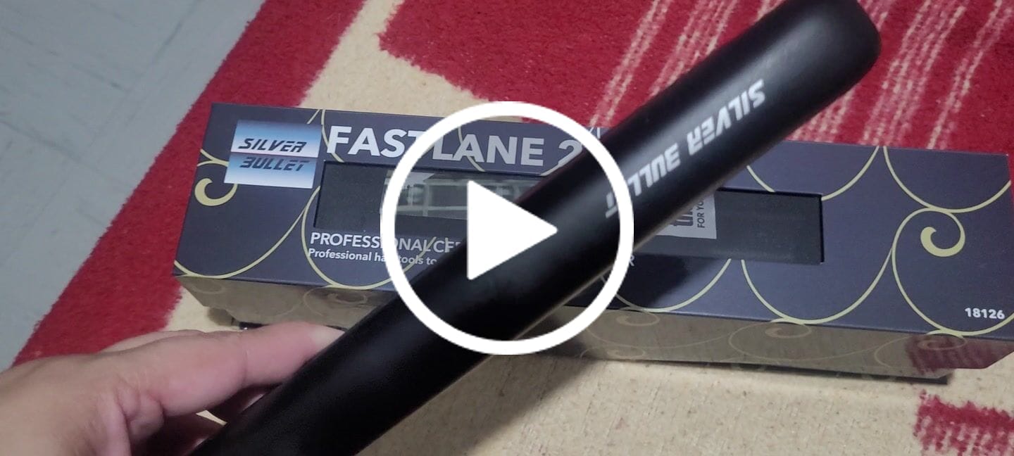Customer video review of Silver Bullet Fastlane 2.0 Ceramic Straightener 80-230°C Digital Temperature