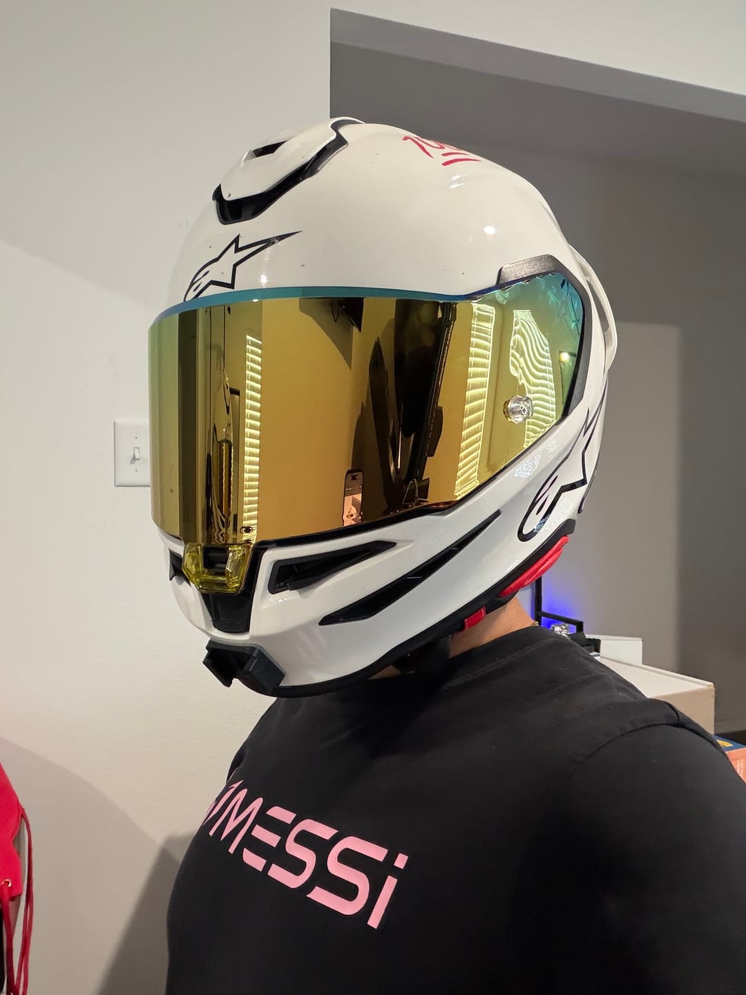 Customer photo review of Alpinestars Supertech R7 / S-R7 Camera Mount