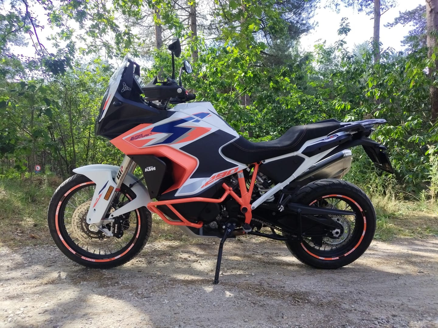 Customer photo review of Rim Stripes - KTM "Ready To Race 2022" (Orange)