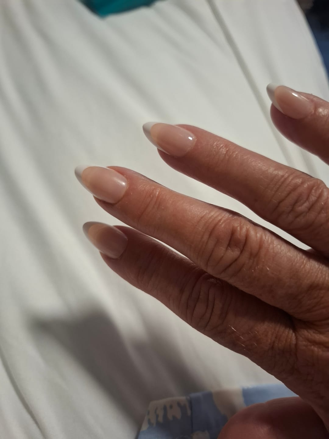 Customer photo review of White French Short Almond