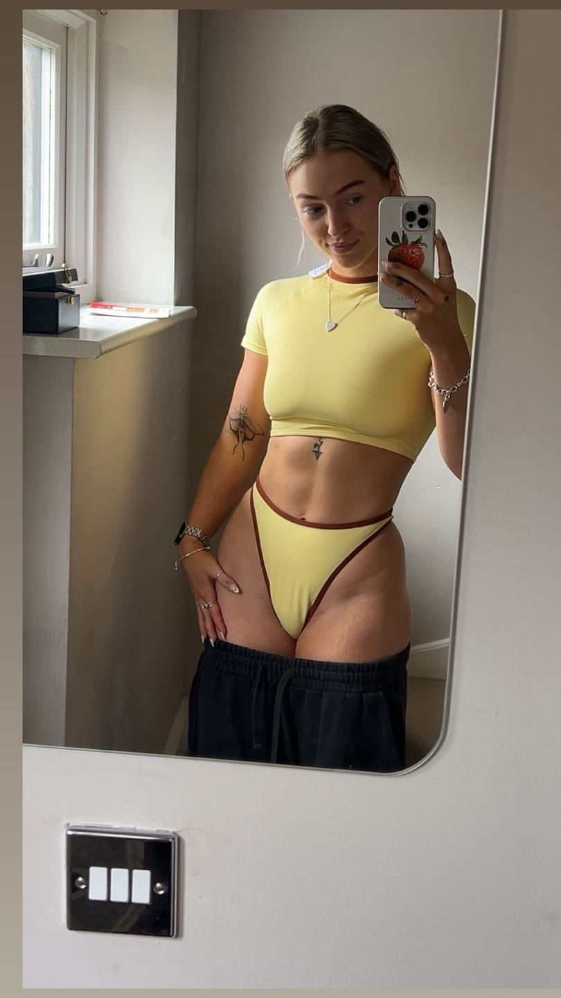 Customer photo review of Surf Top - Yellow