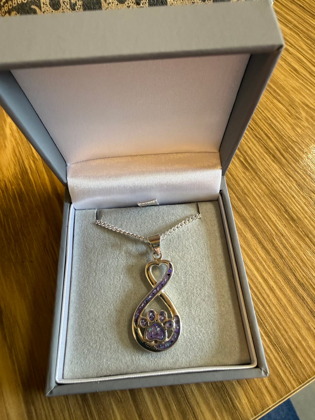 Customer photo review of Eternal paw pendant