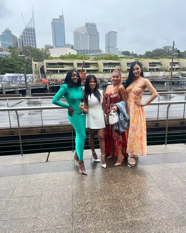 Customer photo review of Amara Mini Dress - Ivory