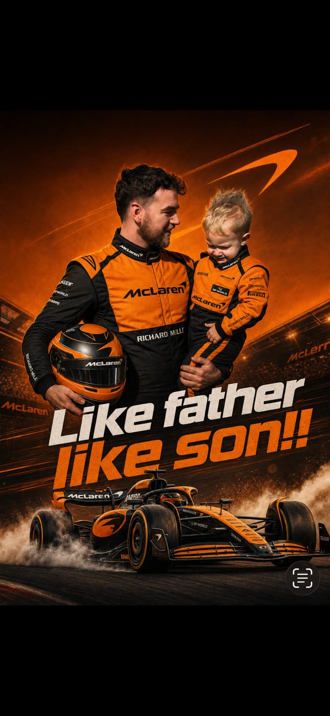 Customer photo review of Custom F1 Racing Portrait