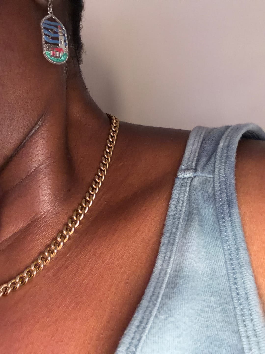 Customer photo review of Edgy Cuban Chain